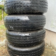 タイヤ、ホイールセット　195/80r15 LT 6穴　ハイエー...