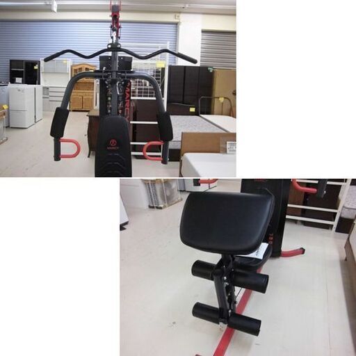 マーシー 150lbs（68kg）スタック マルチホームジム　MWM-7119 Stronger ダンベルセット トレーニングマシン フィットネス 札幌 厚別店
