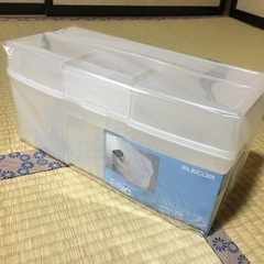【交渉中】ELECOMマルチメディアケースDVD,CD収納の画像