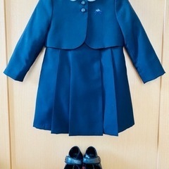 お受験セット サイズ90 ファミリア バーバリー