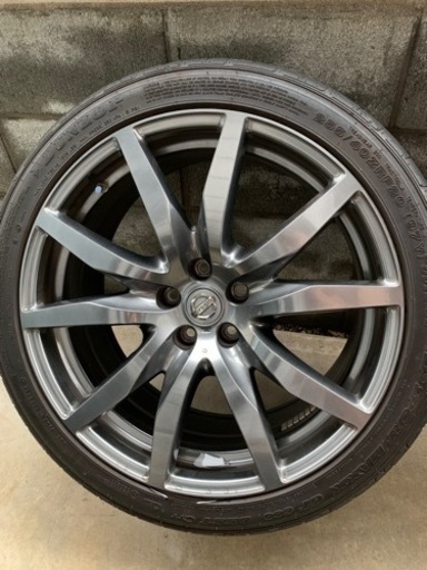 RAYS GTR R35 中期純正ホイール 9.5j 2本
