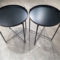 【セット売り超お得】IKEA  トレイテーブル2点