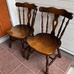 キツツキ★飛騨産業★ダイニングセットの画像