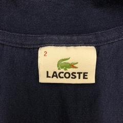 【LACOSTE 】ラコステ　紺　Mサイズの画像