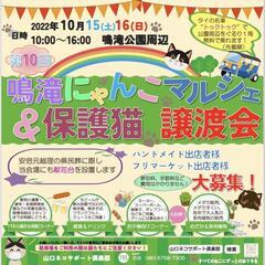 10月15日(土)、16日(日)『鳴滝にゃんこマルシェ』