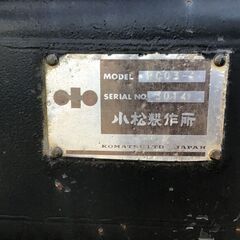 札幌発　コマツ　ミニ油圧ショベル　PC03-1　ディーゼル入荷しました☆の画像