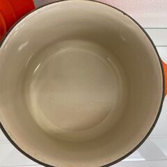 【レガストック江東店】ルクレーゼ　片手　鍋　オレンジの画像