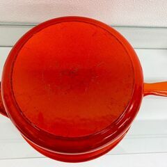 【レガストック江東店】ルクレーゼ　片手　鍋　オレンジの画像