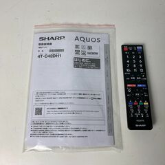 (220929）★美品★　シャープ　液晶テレビ　42型　4T-C42DH1　2021年製の画像