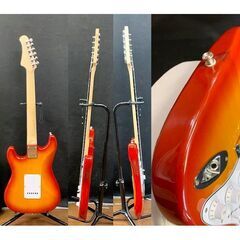20、エレキギター/Photogenic フォトジェニック/ ST-180 　/ ストラトタイプ カラー　CS/チェリーサンバーストの画像