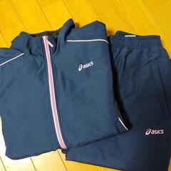 asics セットアップ／ジャージ　 防寒 女子