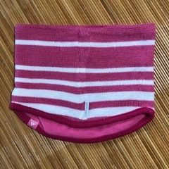 暖かいアディダス　ネックウォーマー　ピンクの画像