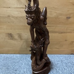 インドネシア・バリ　木彫り　置物の画像