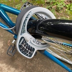 CHRYSブルー　ボタン式リング錠付きの画像