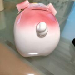 ぶた　貯金箱の画像