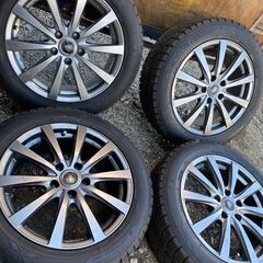 グッドイヤー ICE NAVI 215/55/R17 5穴 ホイール付き×4本セット