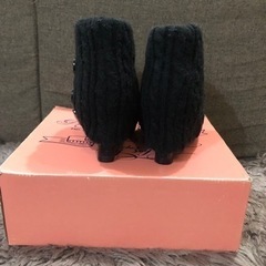 ニットブーツの画像