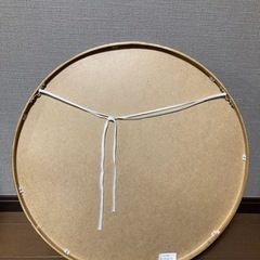 【玄関やトイレに最適！丸ミラー】北欧風家具譲ります！の画像