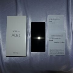 　　【未使用】au Xperia Ace Ⅲ SOG08  SI...