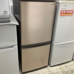安心の1年保証付！！  SHARP 2ドア冷蔵庫 SJ-D14E-N　2019年製 137L