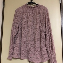 GRL トップス　ピンク　レース