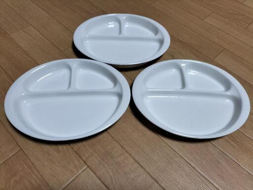 ポーセラーツ 白磁  ランチプレート