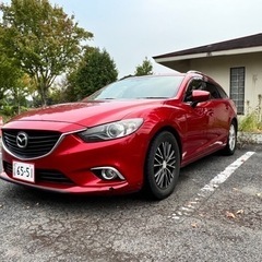 アテンザワゴン 2.2ディーゼルターボ 6MT 下取り車 検なし H25年式 の画像