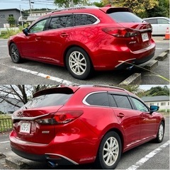 アテンザワゴン 2.2ディーゼルターボ 6MT 下取り車 検なし H25年式 の画像