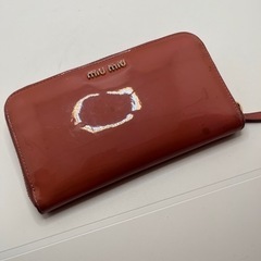 miumiu ミュウミュウ エナメル 長財布