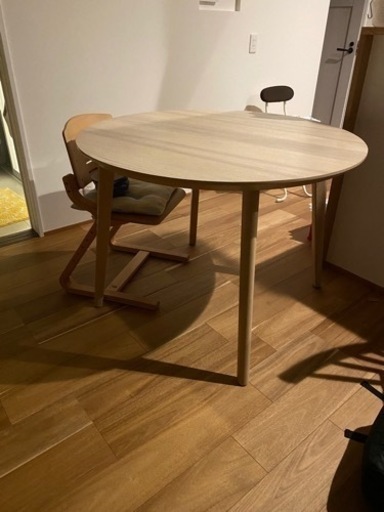 【値下げ】IKEA リーサボー　丸テーブル