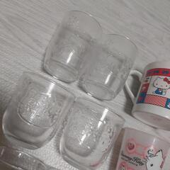 キティちゃん　コップ　グラスなど食器類　レア　まとめての画像