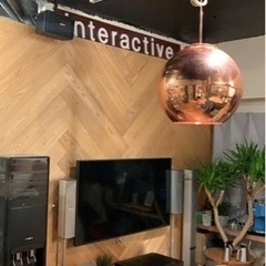 【定価10万】Tom Dixon. ペンダントライト　copper