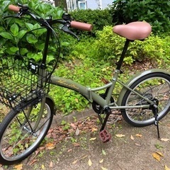折り畳み式自転車　★使用期間2週間/美品