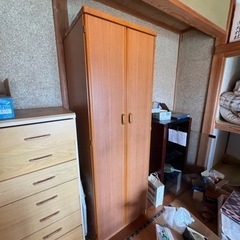 衣類収納家具　長もの　状態○