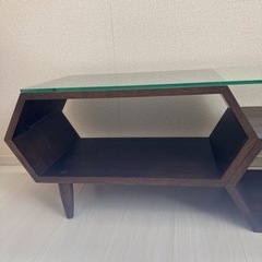 レア　カリモク家具　ハニカム　ローテーブルやTV台に　生産終了の画像