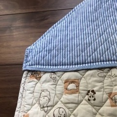 お昼寝コット用敷きキルトパッドの画像
