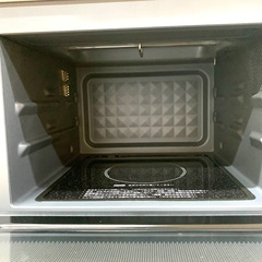 お取引中YAMAZEN オーブンレンジ YRJ-F181V(W) 19年製 ワンタッチメニュー 角皿 簡単操作! フラットタイプの画像