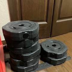 ベンチ＋ダンベル＋マットの3点セットの画像