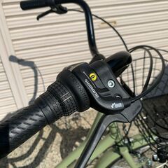 新品★未使用　ママチャリ　20インチ　チャイルドシートok　エバーグリーンの画像