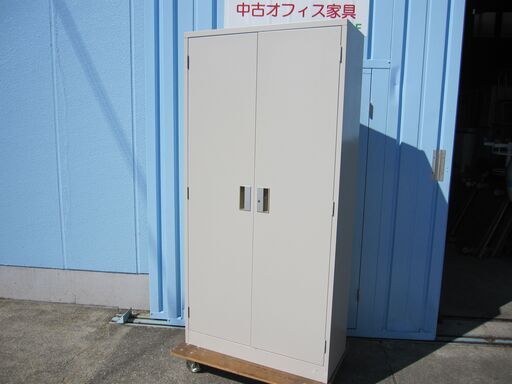 両開き書庫　イトーキ製H-360WN-WE　ニューグレー　鍵無し（作成可能　880円/本）