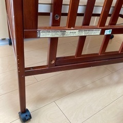 【組み立て説明書・工具あり】ミニ ベビーベッド、布団セットの画像