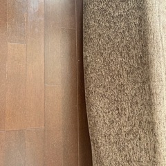 3人掛け以上　ブラウンのローソファ　200×126×42の画像