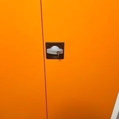 キャビネット　オレンジの画像