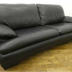 イタリアンレザーソファー　IDC大塚家具　25万円　展示品　3シ...