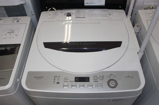 ★特別価格 人気の5.5㎏ ★SHARP シャープ 全自動洗濯機 ES-GE5B-T 5.5㎏ 18年製★大田区、品川区 配送・設置無料★店頭取引歓迎
