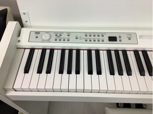【リサイクルサービス八光　田上店　配達・設置OK】KORG コルグ 電子ピアノ 88鍵盤 LP-380 ホワイト　白
