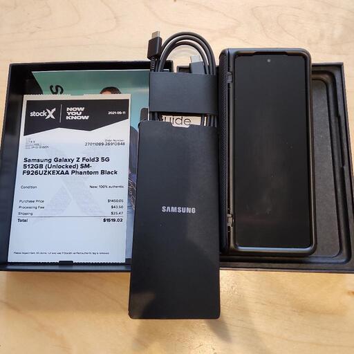 Galaxy Z Fold3 5G SIMフリー 512GB ブラック simフリー Samsung