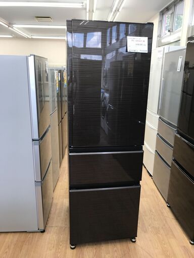 ★値下げしました★ 三菱 3ドア冷蔵庫 MR-CD41BKF-BR 405L 年式2021年 動作確認／クリーニング済み KJ902