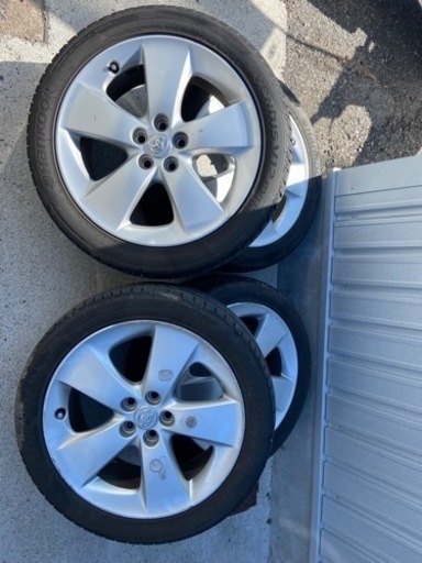 プリウス30後期純正ホイールタイヤ
