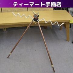 三脚 釣り用 投げ釣り 7本用 2段階 脚長調節可 もりげんV型...